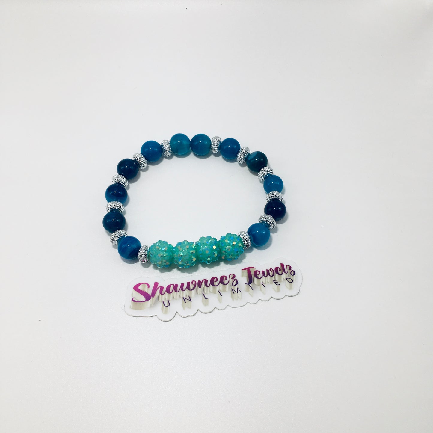 Turquoise Charmed Stacked Bracelet