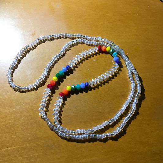 7 Chakra w/Clear Waist bands