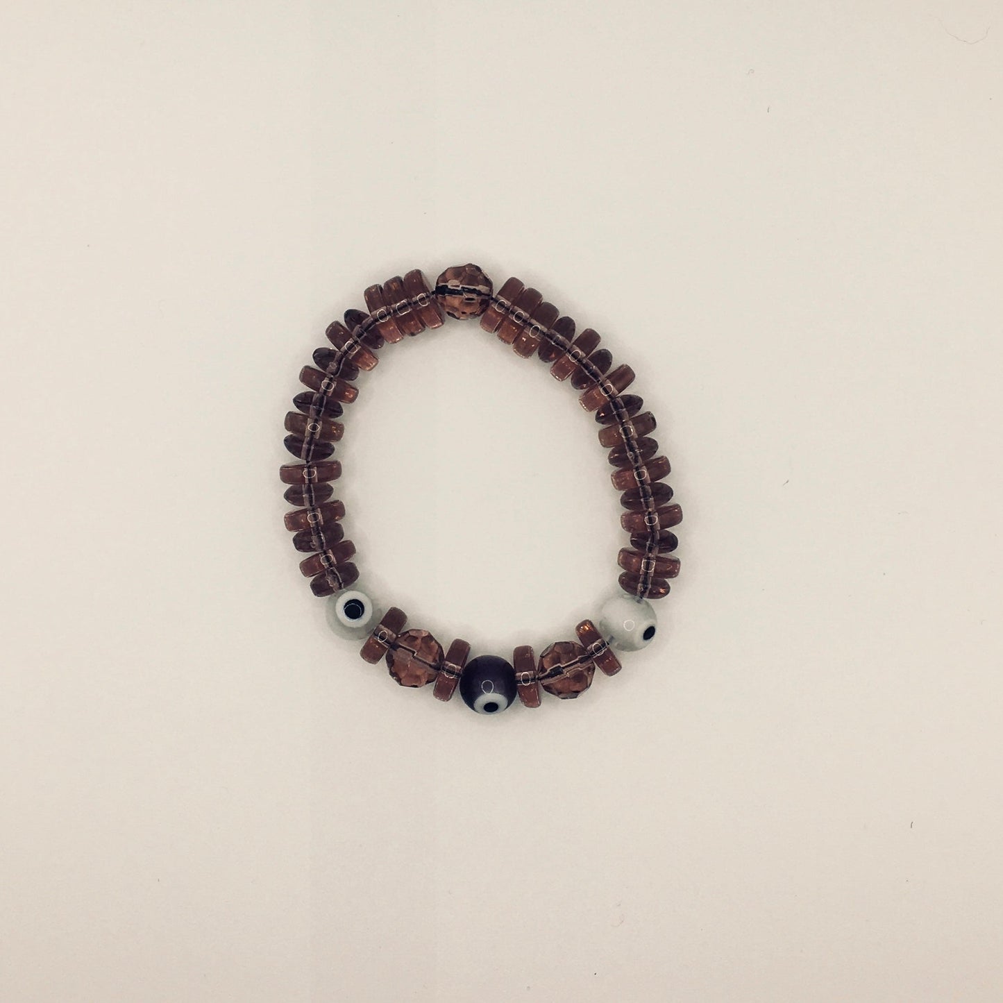 Purple Evil Eyes Bracelet