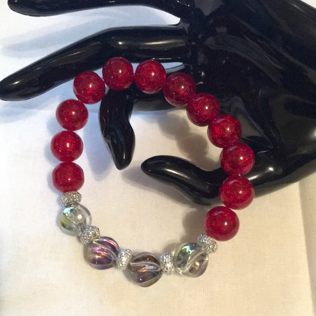 Dearest Red Diva Bracelet