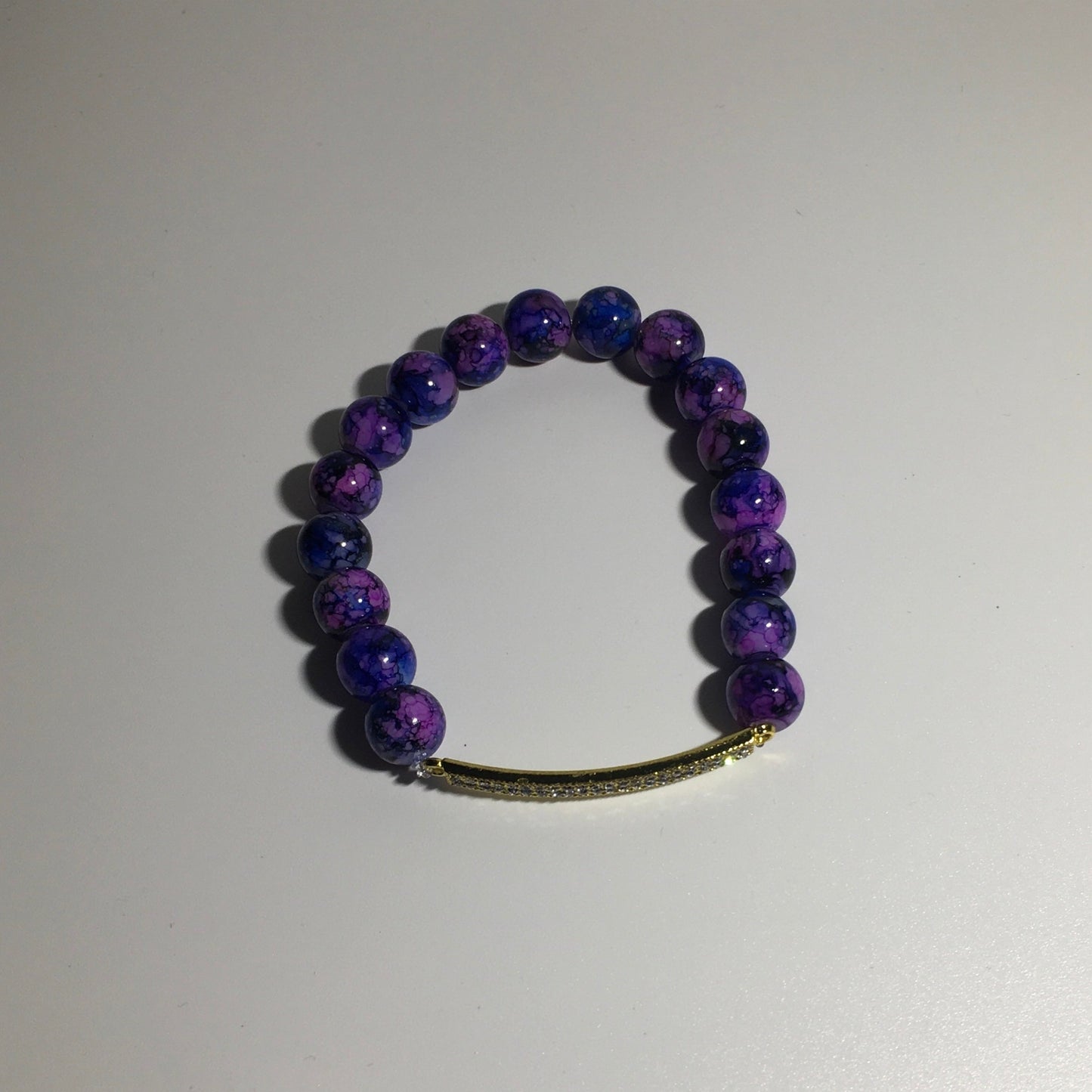 Purple Marble Queen Bracelet Set