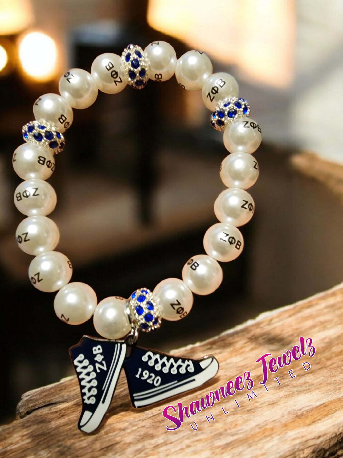 Zeta Phi Beta Bracelet Set