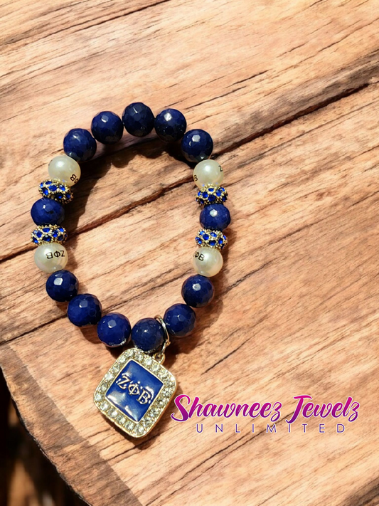 Zeta Phi Beta Bracelet Set