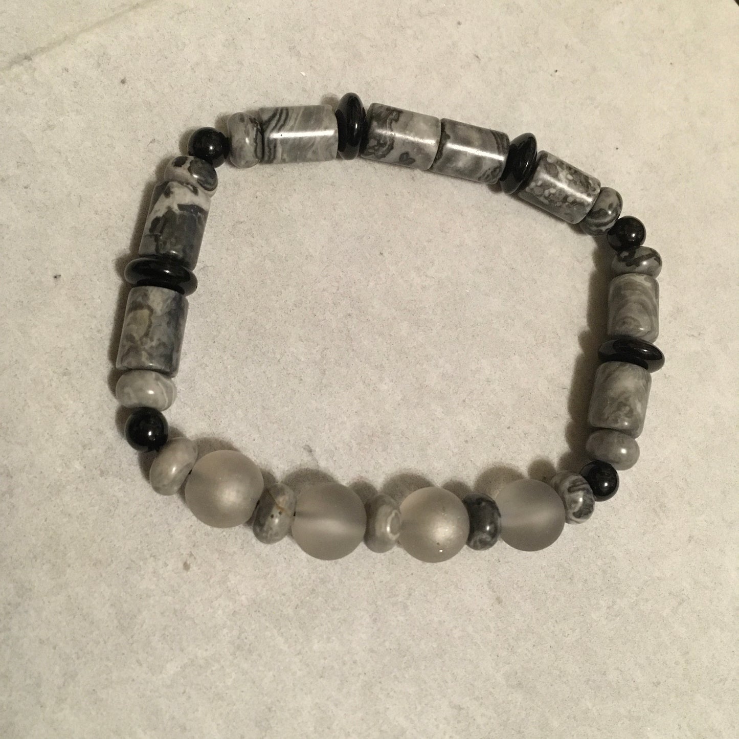 Granite Stoned Stacked Bracelets