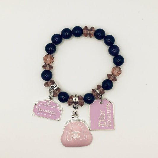 Purple Charmed Bracelet
