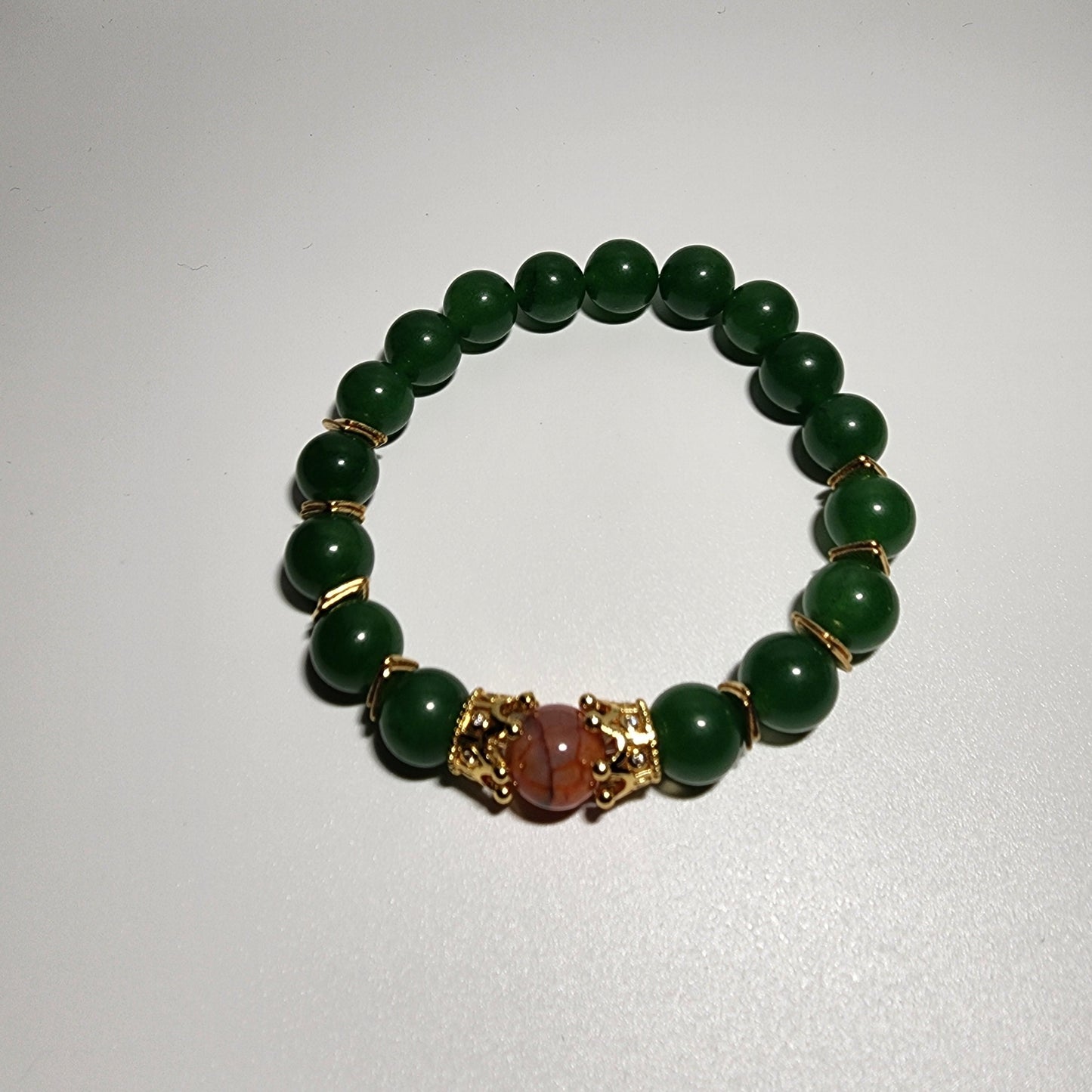 Green Jade Charm Bracelet (2)