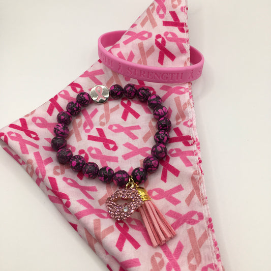 Breast Cancer Awareness PINK 1 Bracelet bundle